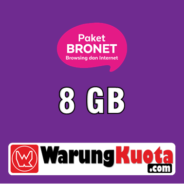 Paket Internet Axis Data - Bronet 30 Hari - 8 GB; 30 Hari