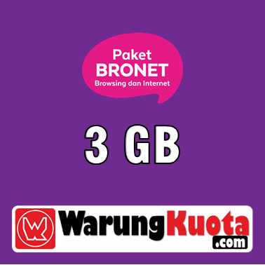 Paket Internet Axis Data - Bronet 30 Hari - 3 GB; 30 Hari