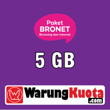 Paket Internet Axis Data - Bronet 30 Hari - 5 GB; 30 Hari