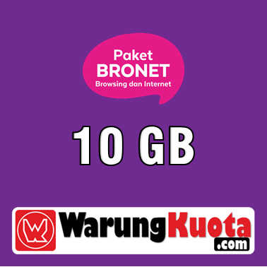 Paket Internet Axis Data - Bronet 30 Hari - 10 GB; 30 Hari