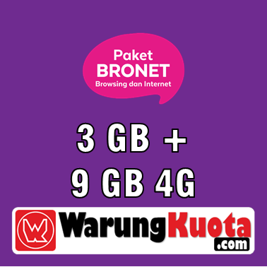 Paket Internet Axis Data - Owsem - 3 GB All + 9 GB (4G); 30 Hari