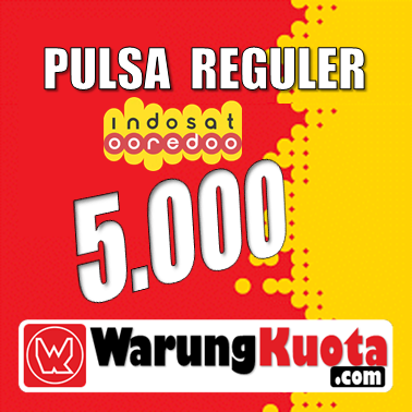 Pulsa Reguler Pulsa Indosat - 5.000