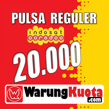 Pulsa Reguler Pulsa Indosat - 20.000
