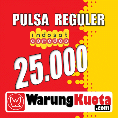 Pulsa Reguler Pulsa Indosat - 25.000