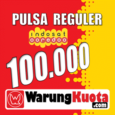 Pulsa Reguler Pulsa Indosat - 100.000