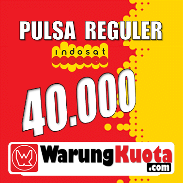 Pulsa Reguler Pulsa Indosat - 40.000