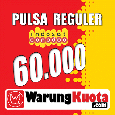 Pulsa Reguler Pulsa Indosat - 60.000