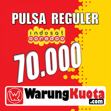 Pulsa Reguler Pulsa Indosat - 70.000