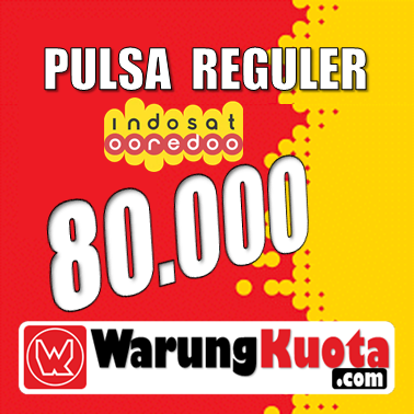 Pulsa Reguler Pulsa Indosat - 80.000