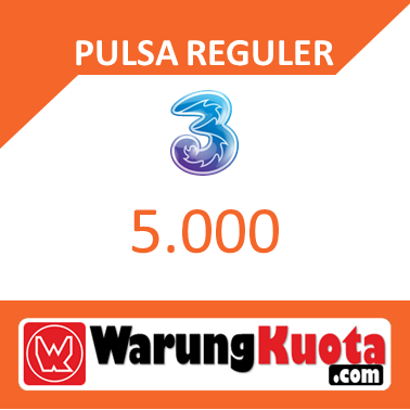 Pulsa Reguler Pulsa Three - 5.000