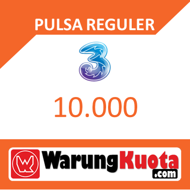 Pulsa Reguler Pulsa Three - 10.000